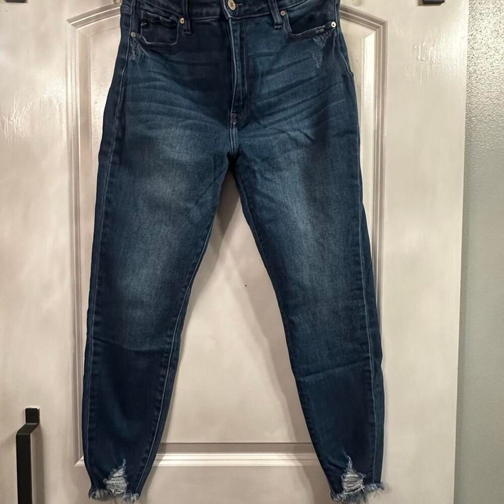 Kancan Women's Blue and Navy Jeans